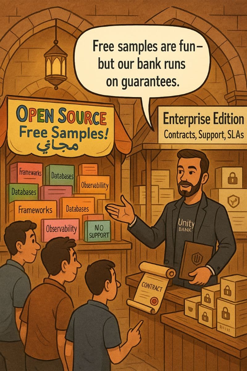 Samir Tek reflecting on open source in the enterprise stack